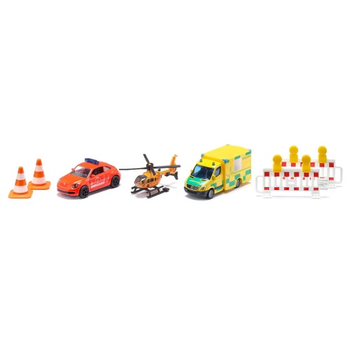 Conjunto de veículos de emergência médica miniatura SIKU
