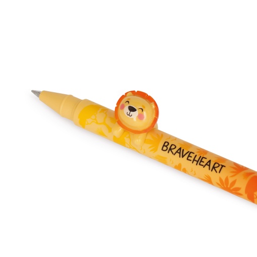 Esferográfica de gel LEGAMI LOVELY FRIENDS leão castanho