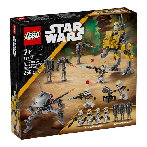 LEGO Star Wars pack de combate soldados clone do 327º corpo estelar 75431