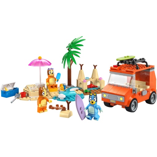 LEGO Bluey viagem de carro à praia com a Bluey e a família 11202