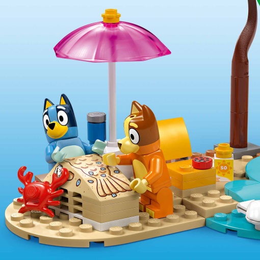 LEGO Bluey viagem de carro à praia com a Bluey e a família 11202