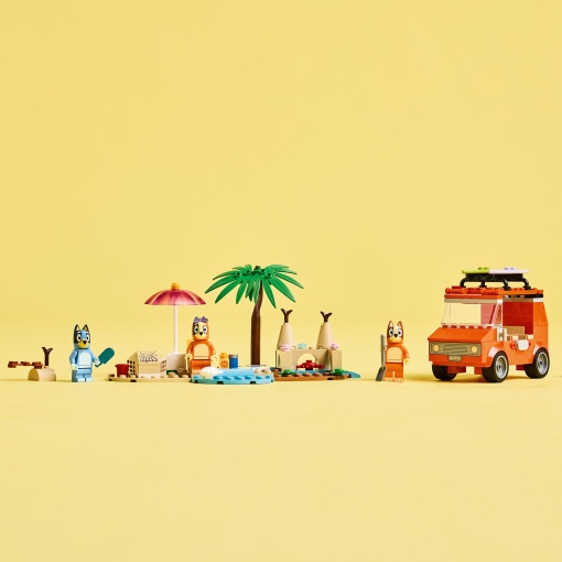 LEGO Bluey viagem de carro à praia com a Bluey e a família 11202