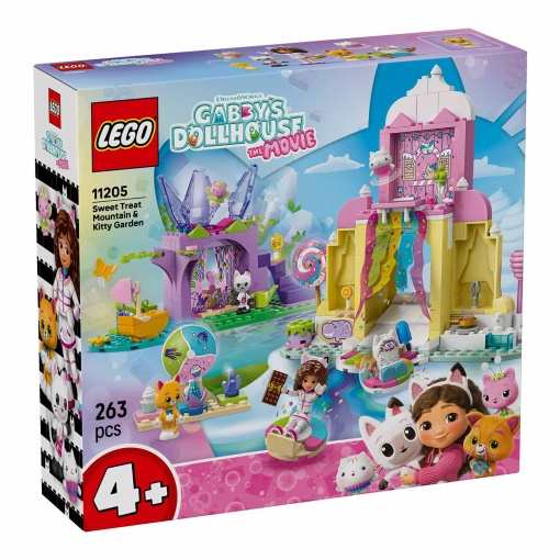 LEGO Gabby's Dollhouse monte dos docinhos e jardim da fadinha 11205