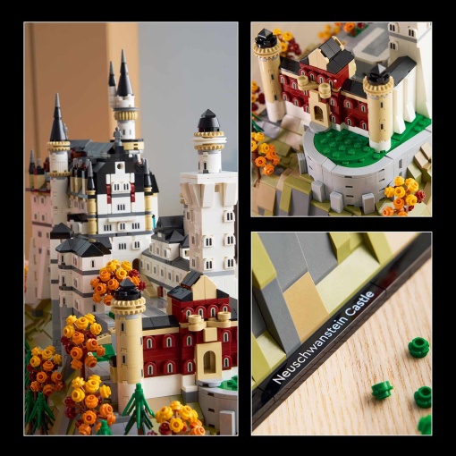 LEGO Architecture castelo de Neuschwanstein 21063