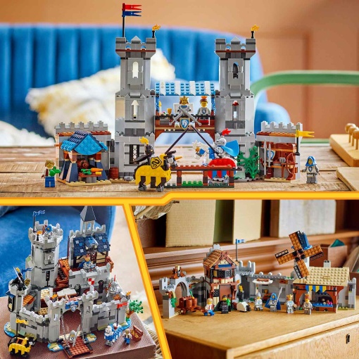 LEGO Creator 3-In-1 castelo medieval com cavaleiro e cavalo 31168