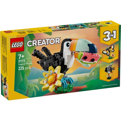 LEGO Creator 3-In-1 animais selvagens: tucano tropical 31173