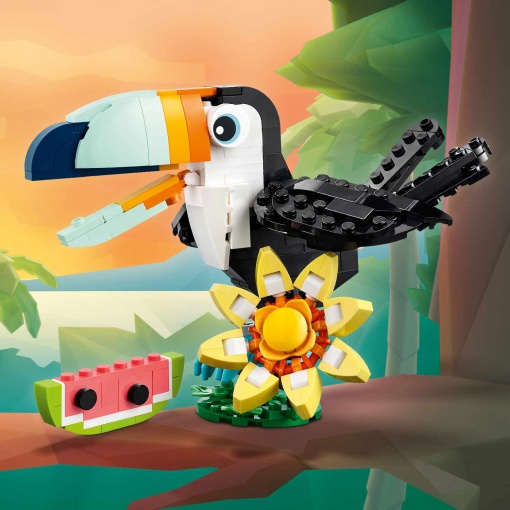 LEGO Creator 3-In-1 animais selvagens: tucano tropical 31173