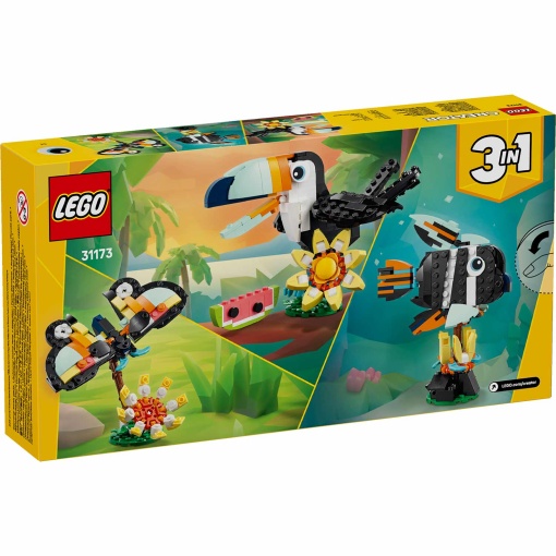 LEGO Creator 3-In-1 animais selvagens: tucano tropical 31173
