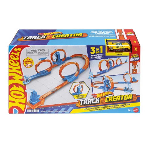 HOT WHEELS pista triplo loop MATTEL