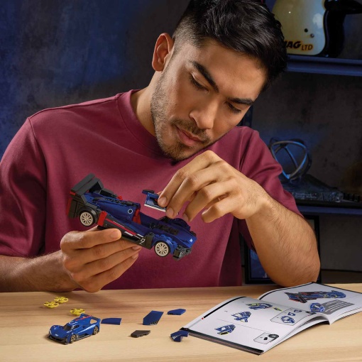 HOT WHEELS Speed Cadillac Project GTP Hypercar 236 peças Mattel Brick Shop