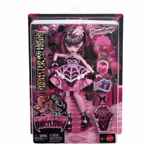 MONSTER HIGH aniversário assustadoramente doce da Draculaura MATTEL