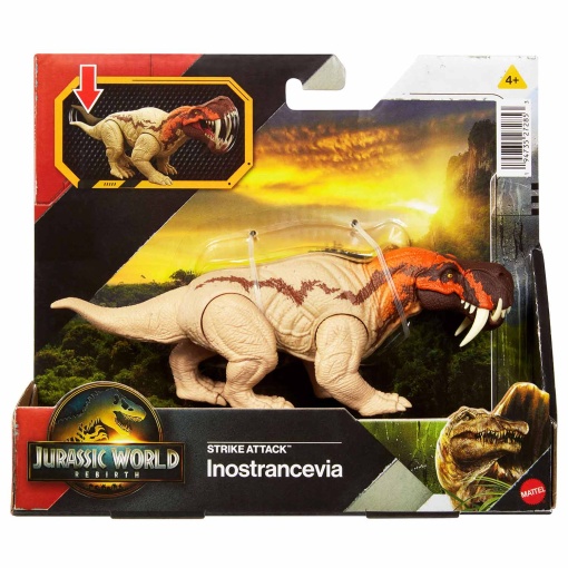 JURASSIC WORLD ataque feroz Inostrancevia 18cm MATTEL