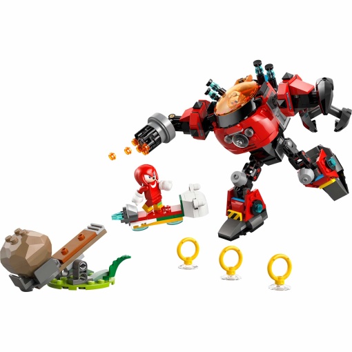 LEGO Sonic The Hedgehog Knuckles contra robô Egg Crusher do Dr. Eggman 77005