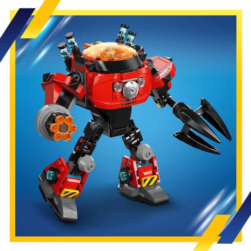 LEGO Sonic The Hedgehog Knuckles contra robô Egg Crusher do Dr. Eggman 77005