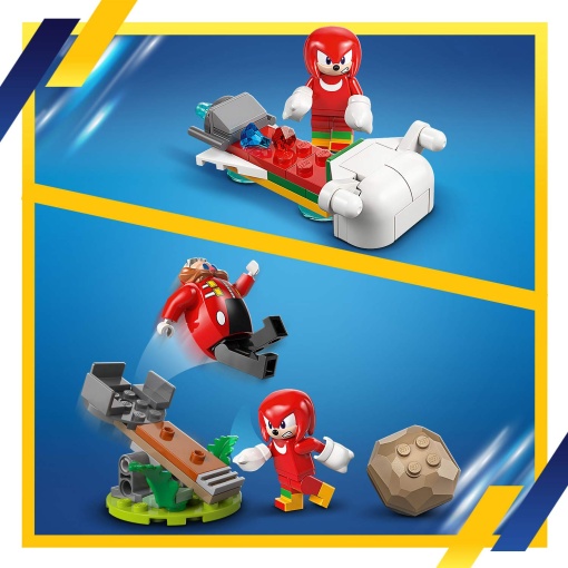 LEGO Sonic The Hedgehog Knuckles contra robô Egg Crusher do Dr. Eggman 77005