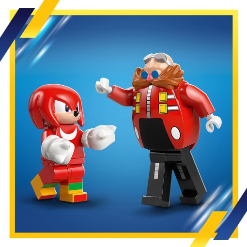 LEGO Sonic The Hedgehog Knuckles contra robô Egg Crusher do Dr. Eggman 77005