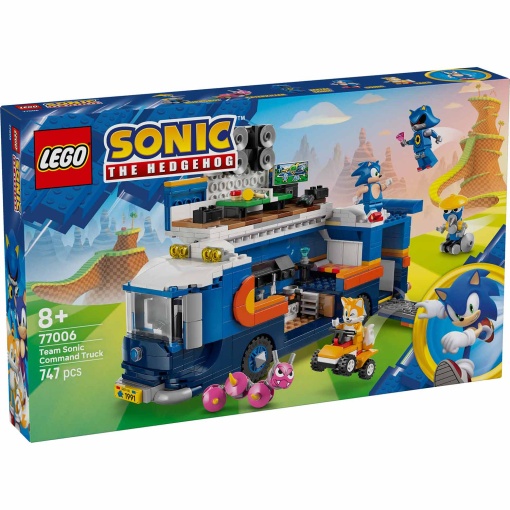 LEGO Sonic The Hedgehog camião de comando Team Sonic 77006