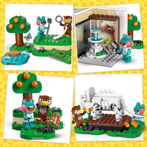 LEGO Animal Crossing a coleção do museu do Blathers 77056