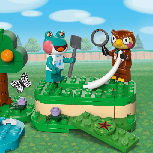 LEGO Animal Crossing a coleção do museu do Blathers 77056