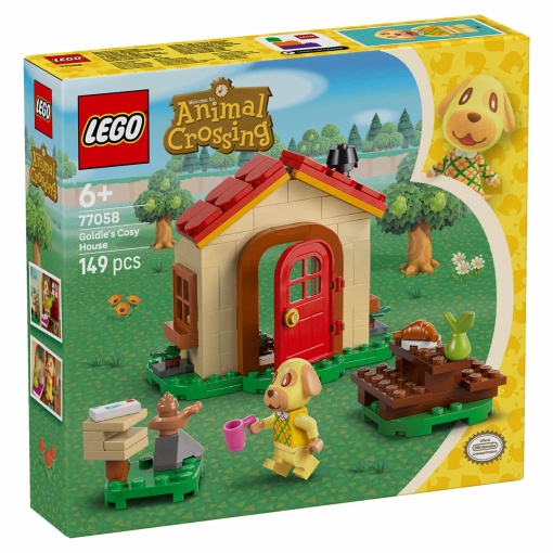 LEGO Animal Crossing a casa acolhedora da Goldie 77058