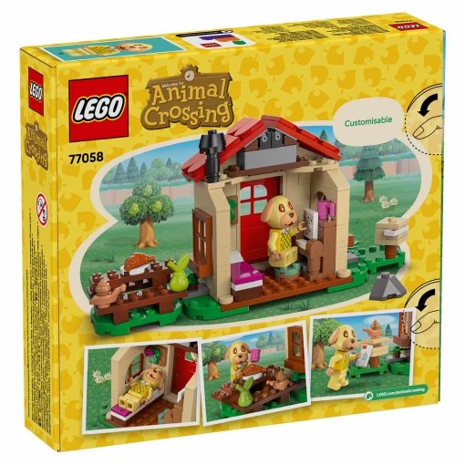 LEGO Animal Crossing a casa acolhedora da Goldie 77058