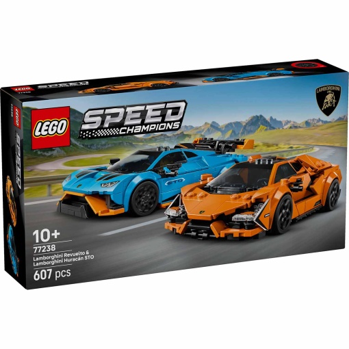 LEGO Speed Champions Lamborghini Revuelto e Huracán STO 77238