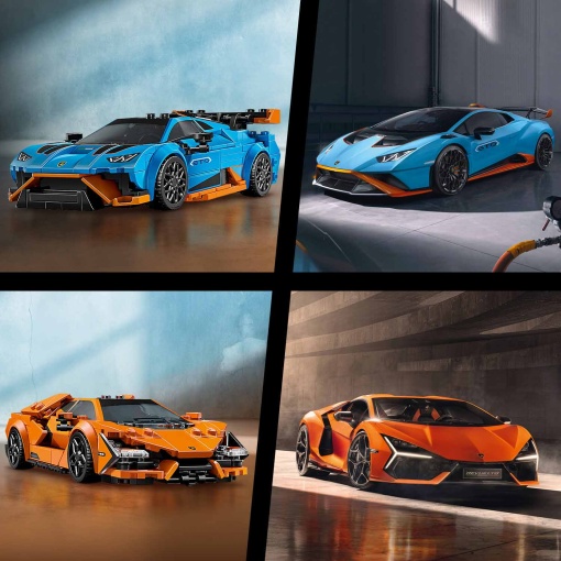 LEGO Speed Champions Lamborghini Revuelto e Huracán STO 77238