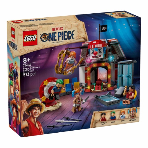 LEGO One Piece tenda de circo do Buggy, o palhaço 75637