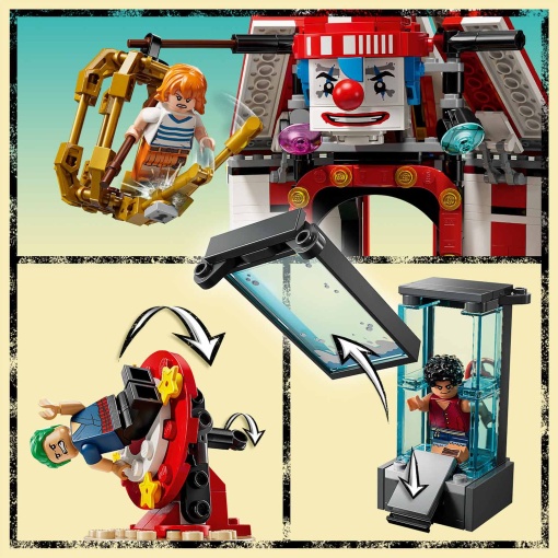 LEGO One Piece tenda de circo do Buggy, o palhaço 75637