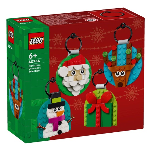 LEGO seleção de enfeites de Natal 40744