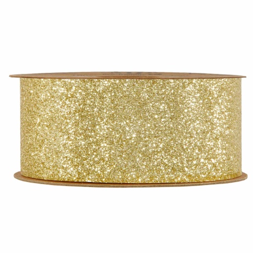 Fita de tecido MP Desiree 40mmx10m glitter dourado 04
