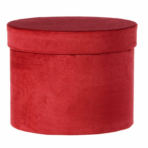 Conjunto 3 caixas de veludo para embrulhos MP Velvet vermelho 08
