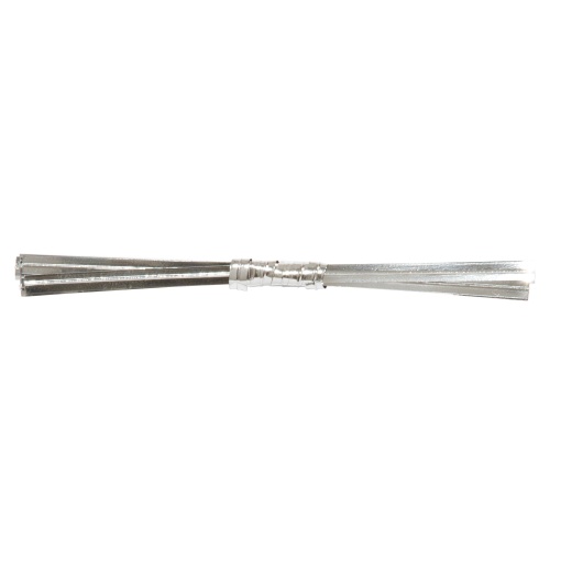 Fita metálica para fechar sacos 4mmx10cm prateado 40 MP (800 unidades)