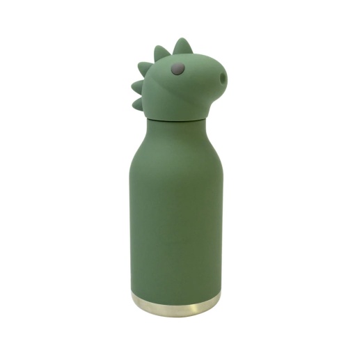 Garrafa térmica com palhinha ASOBU Bestie 460ml dinossauro
