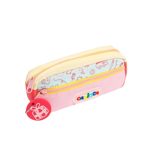 Estojo escolar CARIOCA Bustina Doodle duplo sortido