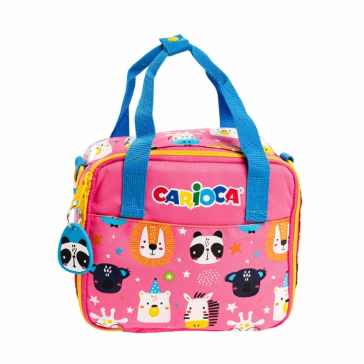Lancheira térmica CARIOCA Animal 2025 sortido 23x20x12cm