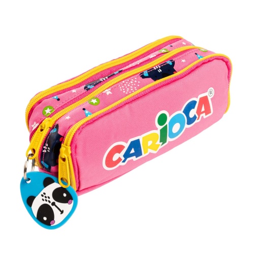 Estojo escolar CARIOCA Bustina Animal triplo sortido