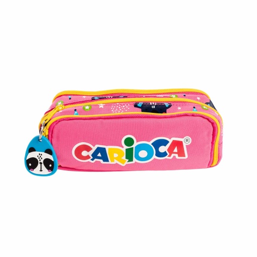 Estojo escolar CARIOCA Bustina Animal triplo sortido