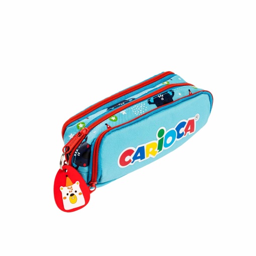 Estojo escolar CARIOCA Bustina Animal triplo sortido