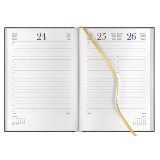 Agenda diária A5 2026 PAPIRO Polignano azul claro