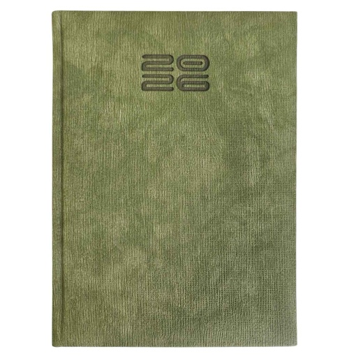 Agenda diária A5 2026 PAPIRO Polignano verde