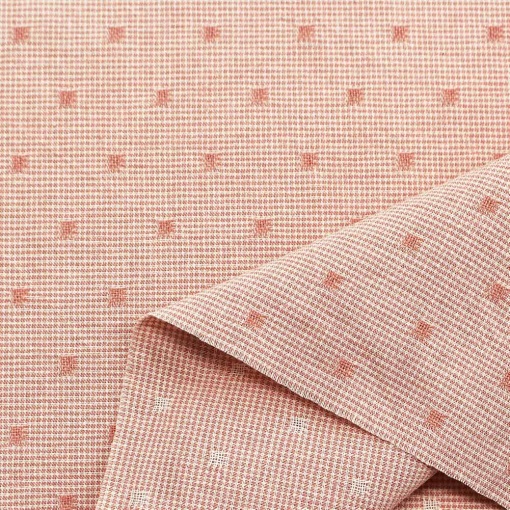 Tecido Cosmo Textiles yarn dyed rosa 1x1,12m