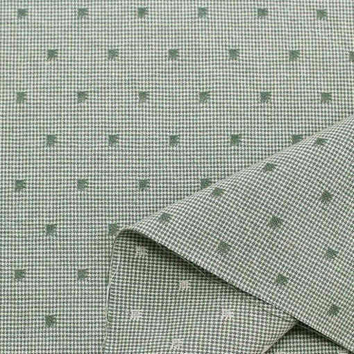 Tecido Cosmo Textiles yarn dyed verde 1x1,12m