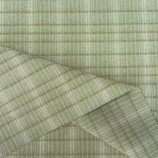 Tecido Cosmo Textiles yarn dyed verde 1x1,12m