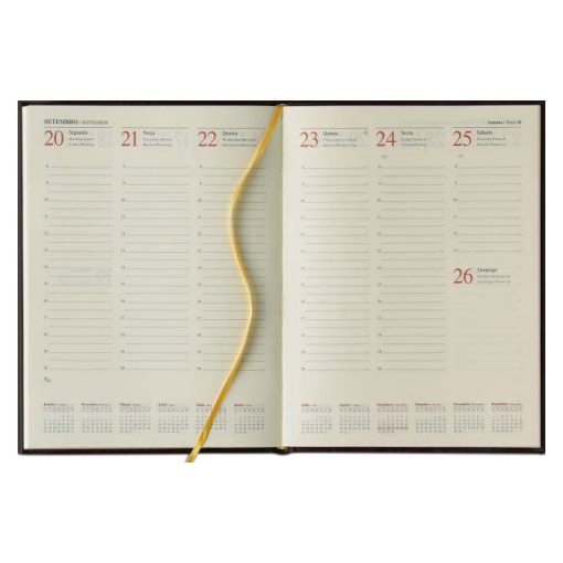 Agenda semanal A4 2026 PAPIRO Tucson azul