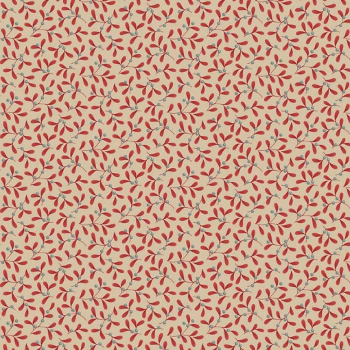 Tecido TILDA Merry Little Christmas Mistletoe red 1x1,10m