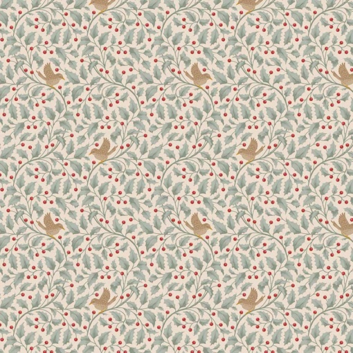 Tecido TILDA Merry Little Christmas Holly duckegg 1x1,10m