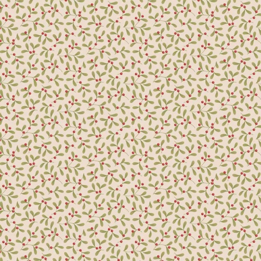 Tecido TILDA Merry Little Christmas Mistletoe cream 1x1,10m