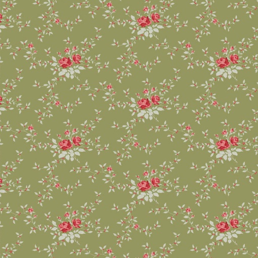 Tecido TILDA Merry Little Christmas Noel moss 1x1,10m