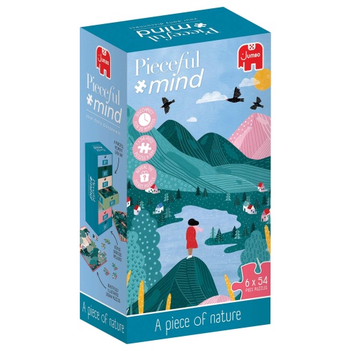 PUZZLE JUMBO PIECEFUL MIND 6X54 PECAS A PIECE OF NATURE 1110100681